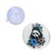 Ghostface Scream-inspired Round Coaster Mold for Epoxy Resin Art
